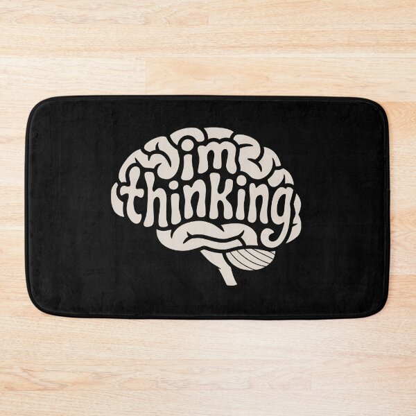 Item preview, Witty "I’m Thinking" Brain Typography designed and sold by Taans-Creation.