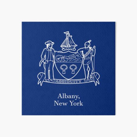 Artikel-Vorschau von Albany, New York - Wappen Flagge, designt und verkauft von AtomicUtopia.