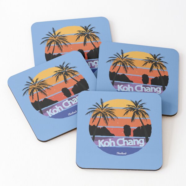 Item preview, Koh Chang Thailand sunset palm trees holiday island designed and sold by Catasa06.