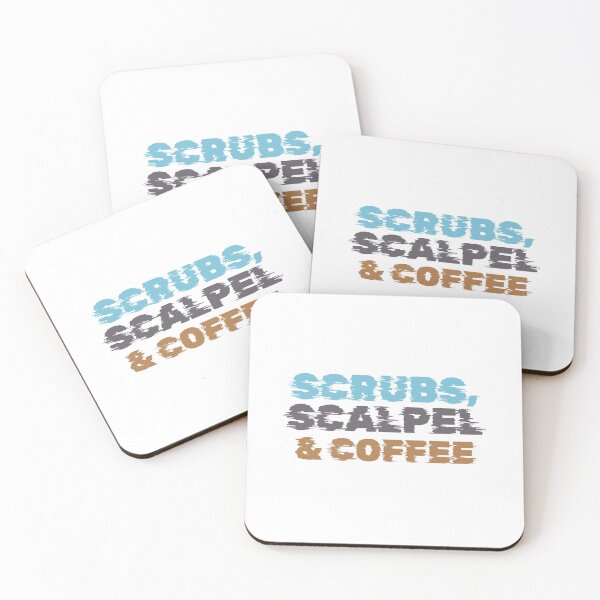 Item preview, Scrubs, Scalpel & Coffee designed and sold by iX-Physio.