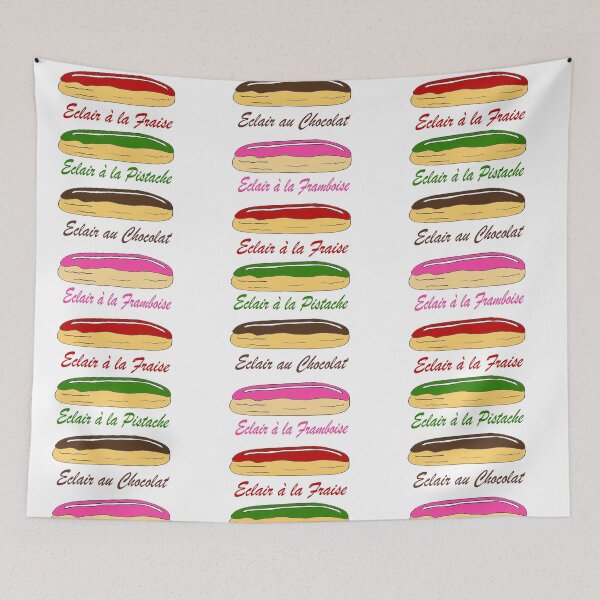 Item preview, Colorful Eclairs - French Food Art designed and sold by CecileLenam.