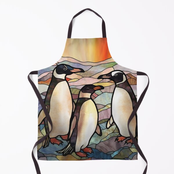 Item preview, Penguins in Stained Glass designed and sold by RedHandedOD.