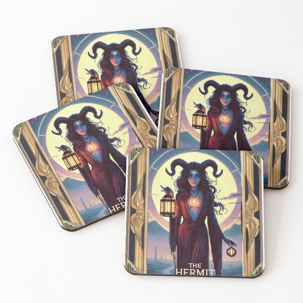Item preview, Tarot The Hermit designed and sold by PixCthulhu.