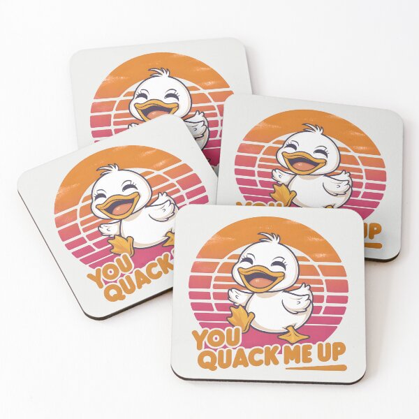 Item preview, You Quack Me Up – Funny Duck Pun Design designed and sold by Jollys-ArtShop.