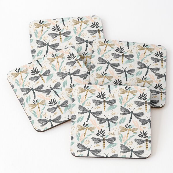 Item preview, modern boho styled dragonflies designed and sold by PoppyLaneStudio.