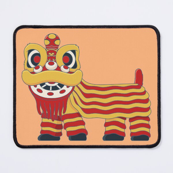 Item preview, Lion dance in cartoon style designed and sold by alvariski.