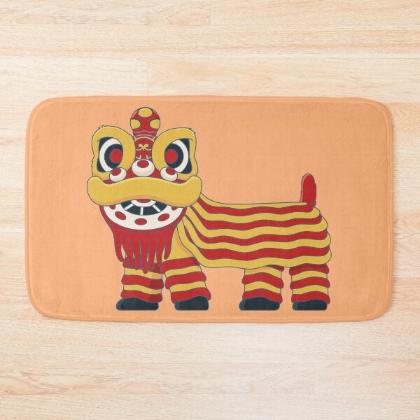Item preview, Lion dance in cartoon style designed and sold by alvariski.