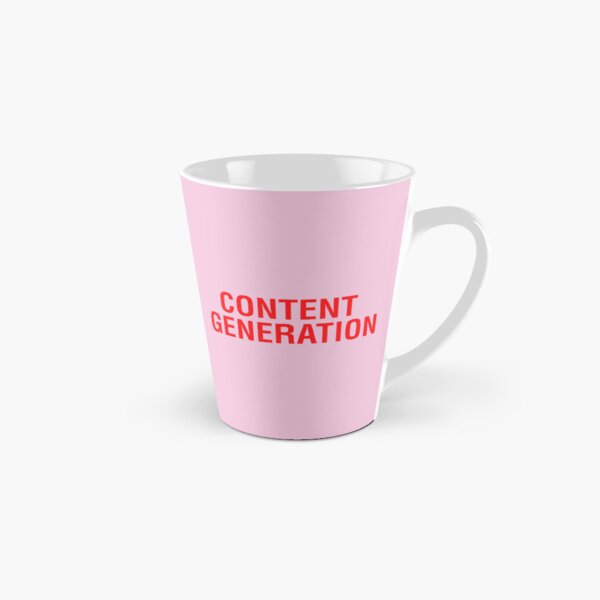 Vista previa del artículo con la obra «Generación de contenido: mente creativa en acción.», diseñado y vendido por HackerStyle.