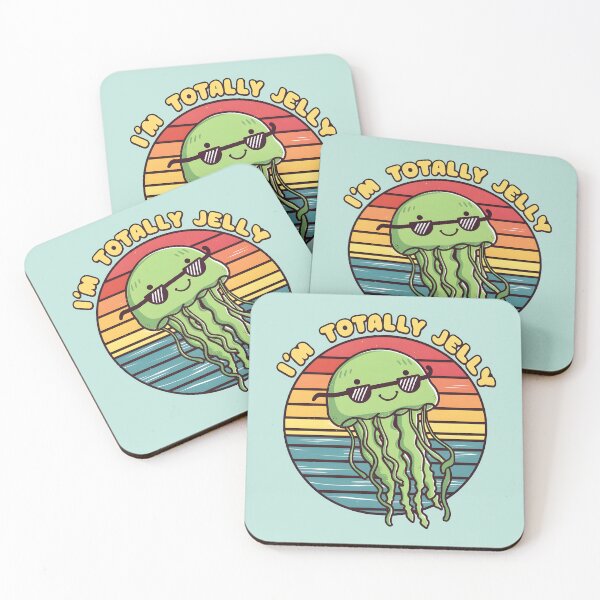 Item preview, I’m Totally Jelly – Groovy Jellyfish Pun Design designed and sold by Jollys-ArtShop.