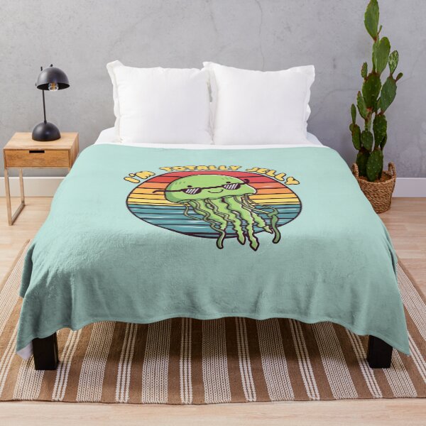 Item preview, I’m Totally Jelly – Groovy Jellyfish Pun Design designed and sold by Jollys-ArtShop.