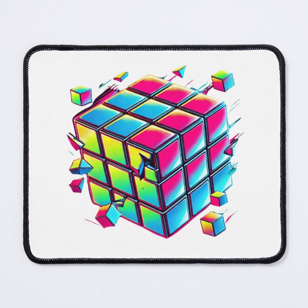 Item preview, Rubik’s Cube Retro Art – Unique Graphic Design for Apparel designed and sold by DesignsByHania.