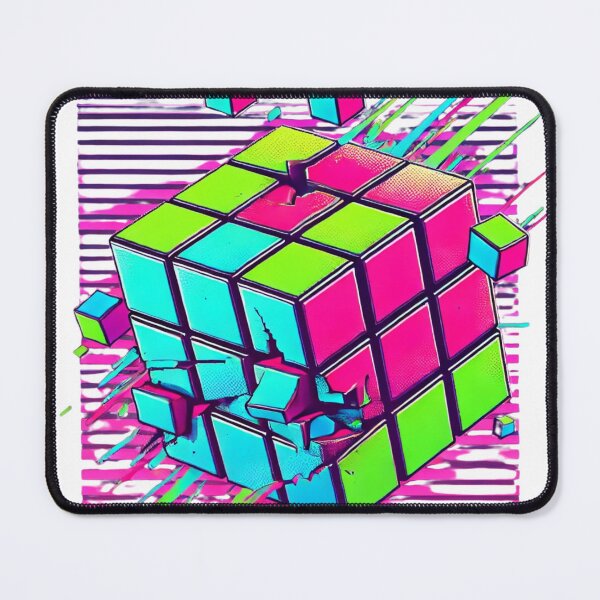 Item preview, Rubik’s Cube Retro Art – Unique Graphic Design for Apparel designed and sold by DesignsByHania.