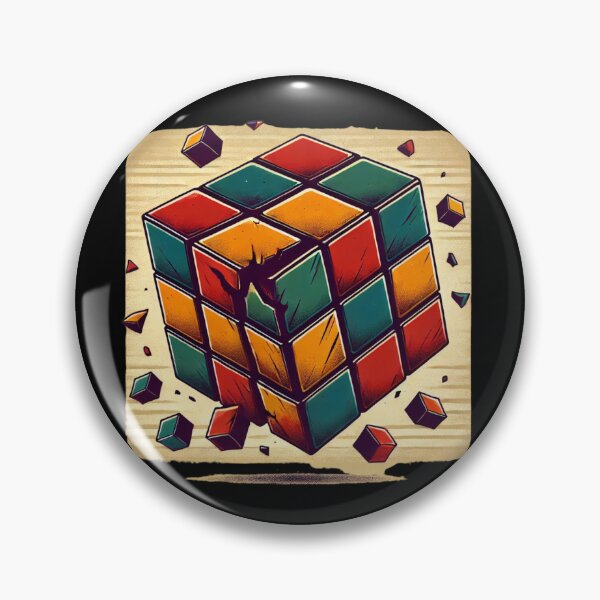 Item preview, Rubik’s Cube Retro Art – Unique Graphic Design for Apparel designed and sold by DesignsByHania.