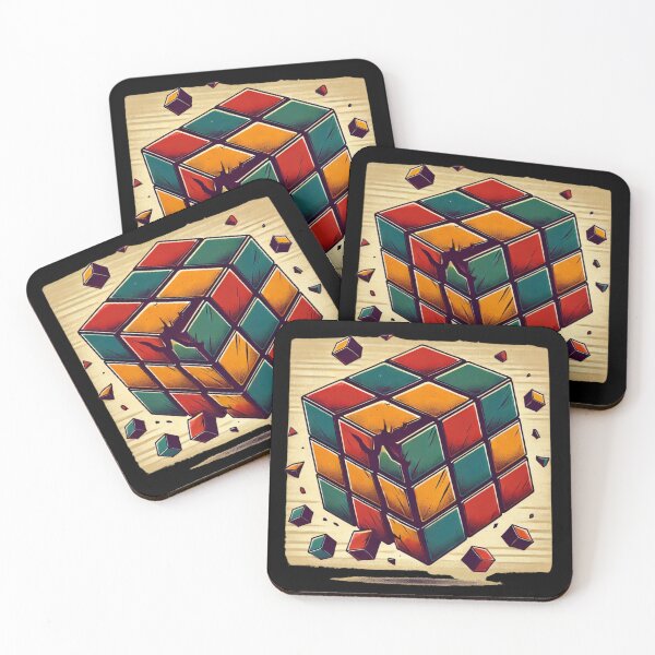 Item preview, Rubik’s Cube Retro Art – Unique Graphic Design for Apparel designed and sold by DesignsByHania.