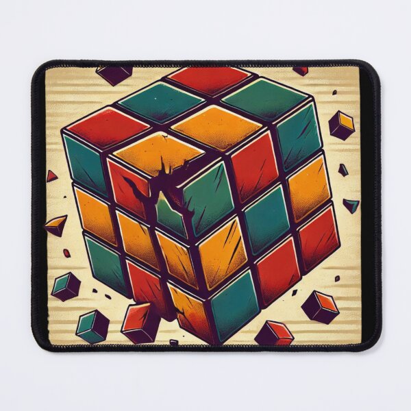 Item preview, Rubik’s Cube Retro Art – Unique Graphic Design for Apparel designed and sold by DesignsByHania.