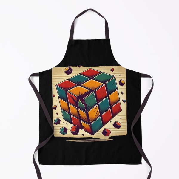 Item preview, Rubik’s Cube Retro Art – Unique Graphic Design for Apparel designed and sold by DesignsByHania.