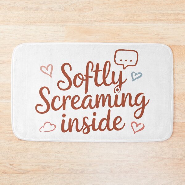 Item preview, Softly Screaming Inside designed and sold by Angry Swan Designs.