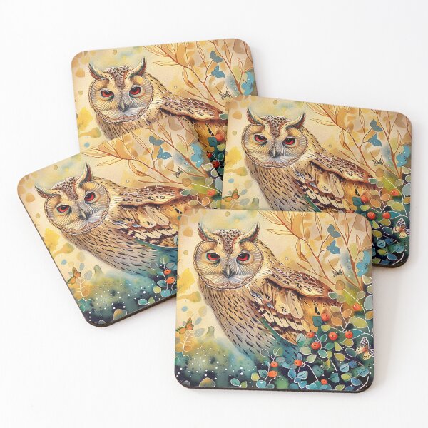 Item preview, Tawny colored owl designed and sold by Richenda.