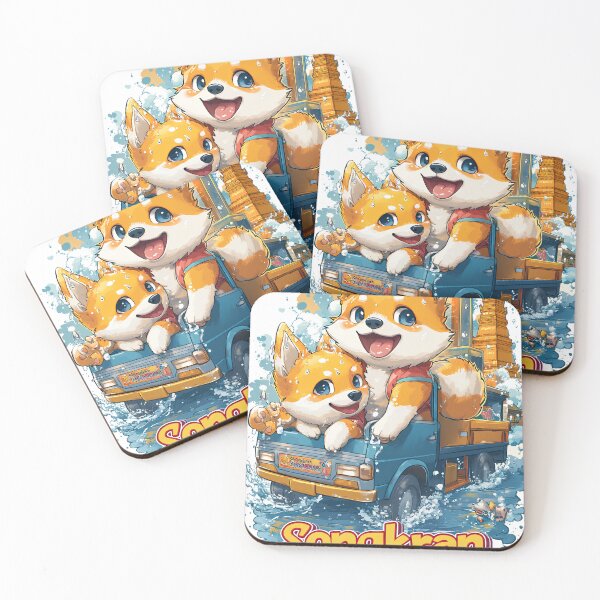 Item preview, Corgi Songkran Festival T-Shirt designed and sold by BatkuzaHUB.