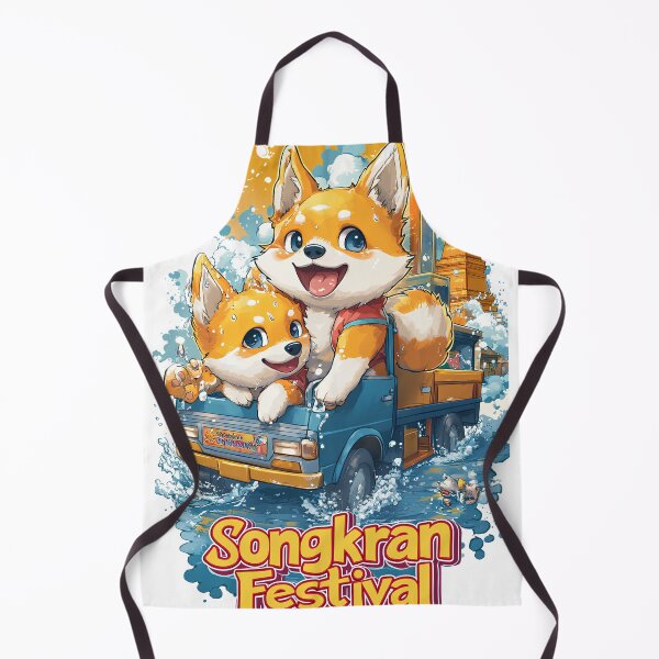 Item preview, Corgi Songkran Festival T-Shirt designed and sold by BatkuzaHUB.