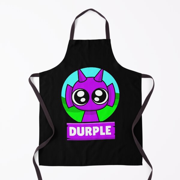 Artikelvorschau, Niedlicher Charakter „Durple“ von Sprunkies entworfen und verkauft von Kubala Designs.