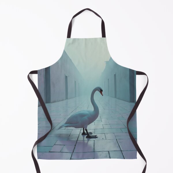 Item preview, Swan on Pastel Tiles designed and sold by HabitableMoons.