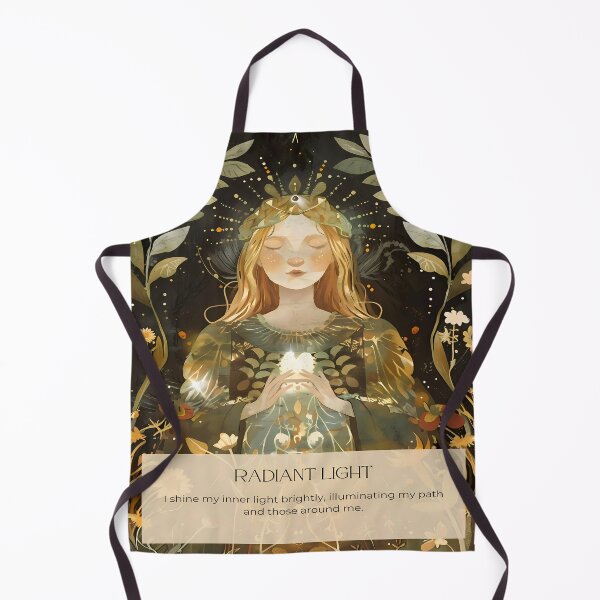 Item preview, Mystical Goddess with Radiant Light – Spiritual Art designed and sold by Frame & Fold.