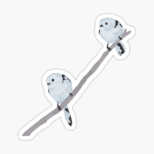 Item preview, Long-tailed bushtit designed and sold by PuffyFeathers.