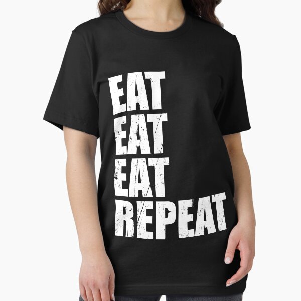Item preview, Eat Eat Eat Repeat T-Shirt Gift For High School College Cute Funny Gift T Shirt Tee Thanks Giving Thanksgiving designed and sold by arcadetoystore.