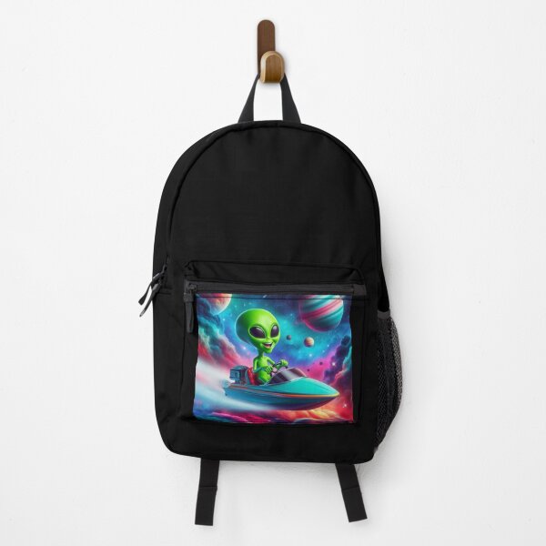 Item preview, Alien using a speedboat in space designed and sold by Dogandesighn.