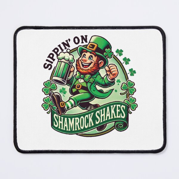 Item preview, St. Patrick's Day Sippin' On Shamrock Shakes designed and sold by LuminOrb.