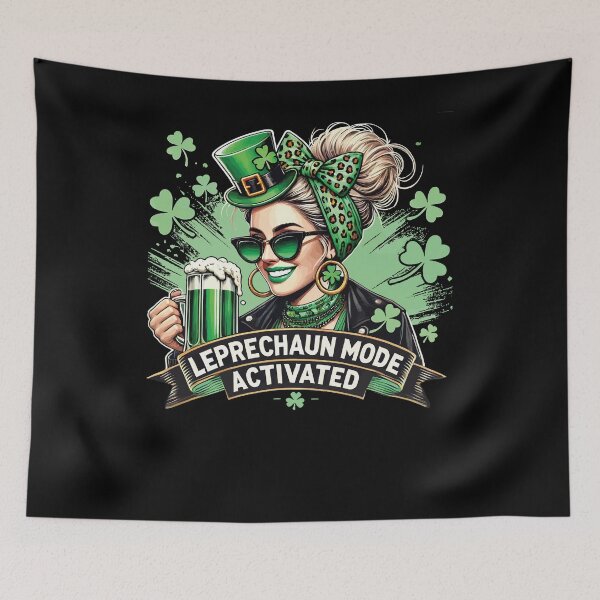 Item preview, Leprechaun Mode Activates St. Patrick's Tag designed and sold by LuminOrb.