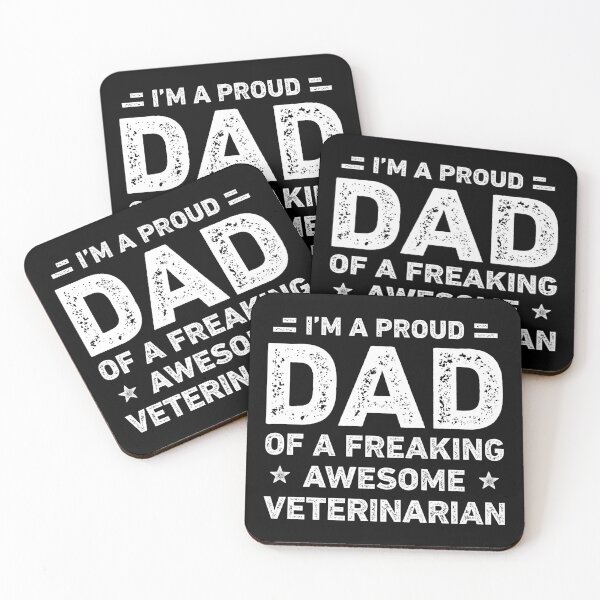 Item preview, Proud Dad Of A Freaking Awesome Veterinarian Funny Veterinarian designed and sold by RareBunny.