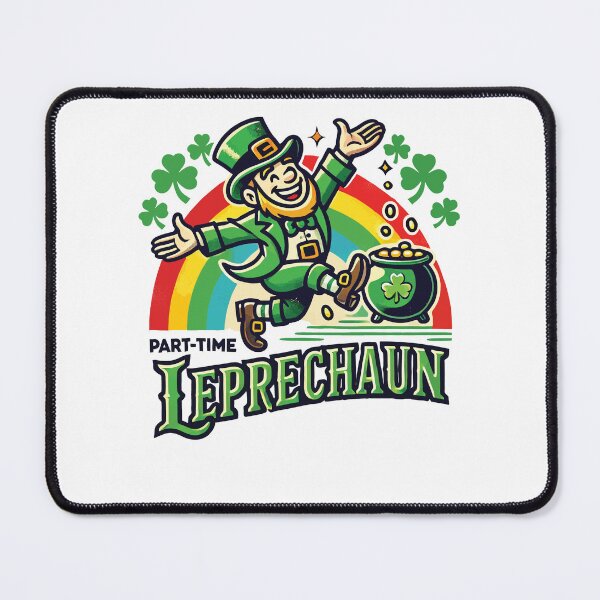 Item preview, St. Patrick's Day Kleeblatt Rainbow Kobold designed and sold by LuminOrb.