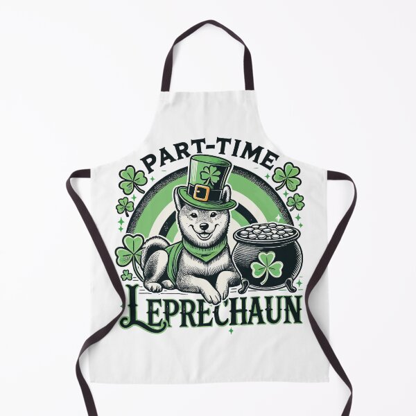 Item preview, Part-time Leprechaun Dog St Patrick's Day designed and sold by LuminOrb.