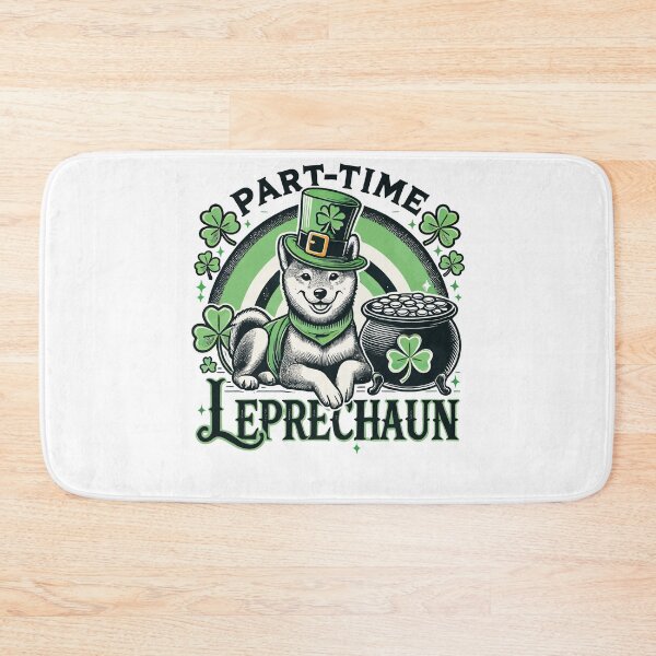 Item preview, Part-time Leprechaun Dog St Patrick's Day designed and sold by LuminOrb.