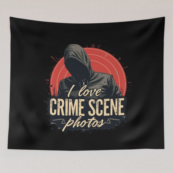 Item preview, Dark Crime Scene Enthusiast I love Crime Scene Photos designed and sold by wrestletoys.
