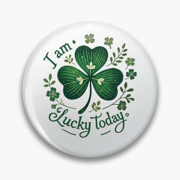 Item preview, Today I Am Happy Kleeblatt St. Patrick's designed and sold by LuminOrb.