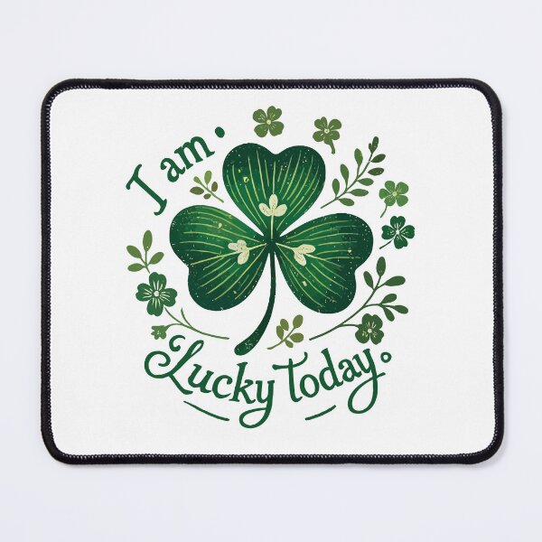 Item preview, Today I Am Happy Kleeblatt St. Patrick's designed and sold by LuminOrb.