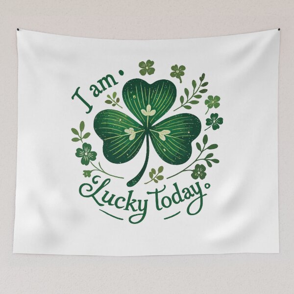 Item preview, Today I Am Happy Kleeblatt St. Patrick's designed and sold by LuminOrb.