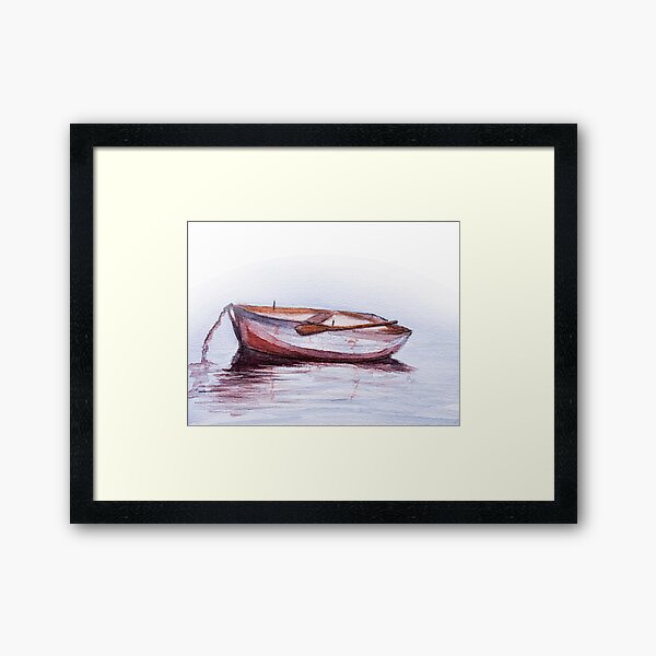 Item preview, Boat on lake designed and sold by NathBros.