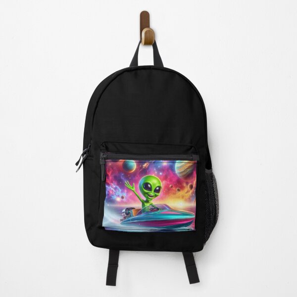 Item preview, Alien using a speedboat in space designed and sold by Dogandesighn.