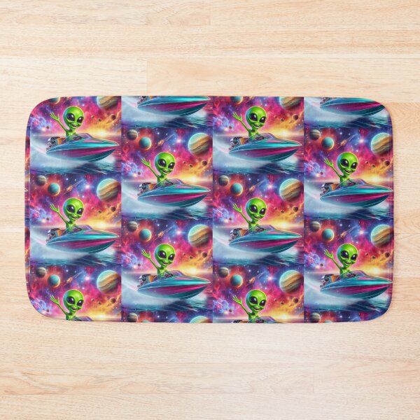 Item preview, Alien using a speedboat in space designed and sold by Dogandesighn.