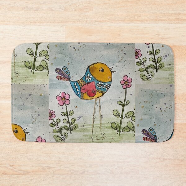 Item preview, Flower bird designed and sold by Kathryn Bullock.