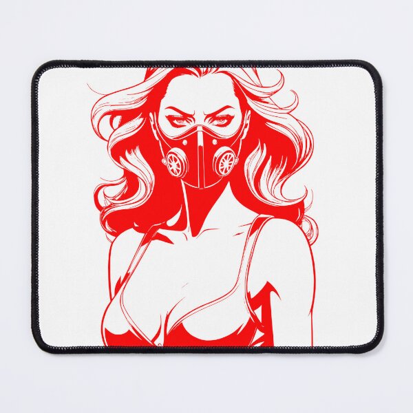 Item preview, modern art , woman, Red and white design designed and sold by Azazel77.