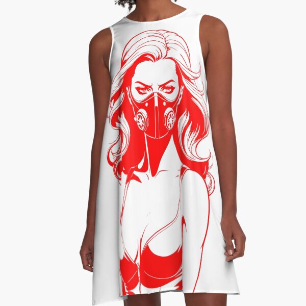 Item preview, modern art , woman, Red and white design designed and sold by Azazel77.