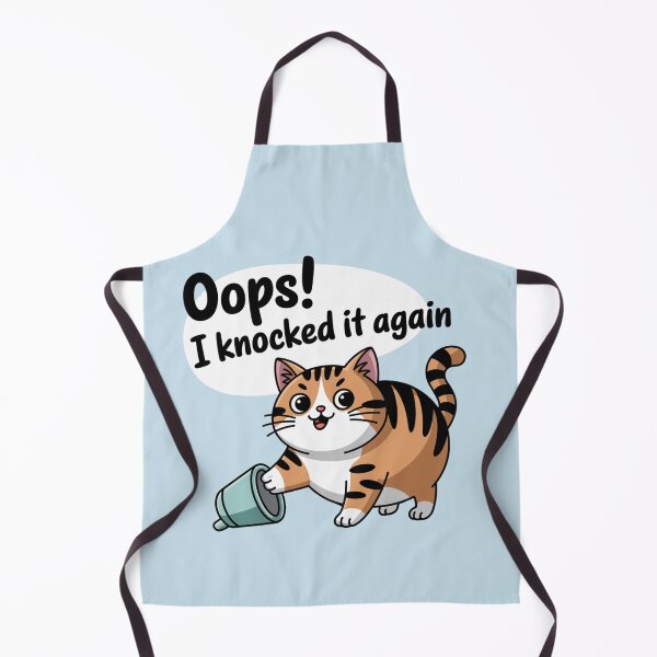 Item preview, Chubby Cat Oops! I Knocked It Again designed and sold by SignumShop.
