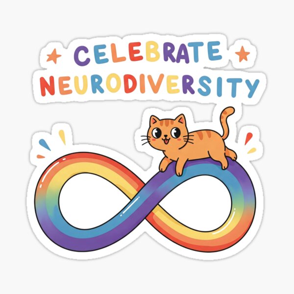 Vista previa del artículo con la obra «Celebremos la neurodiversidad: acojamos mentes únicas», diseñado y vendido por Tw1nsAIArt.