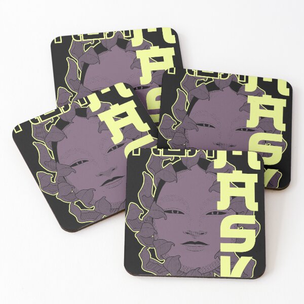 Item preview, Noh Mask Purple designed and sold by SolooArtDesign.