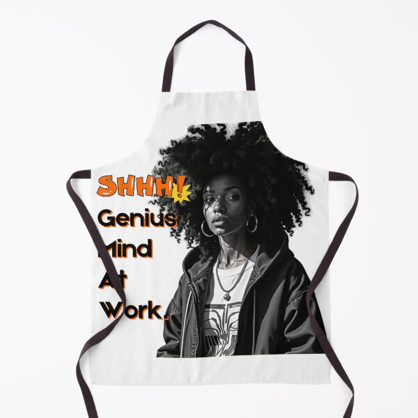 Item preview, Shhh! Genius Mind at Work – Bold & Smart Art designed and sold by QPTheeArtist.